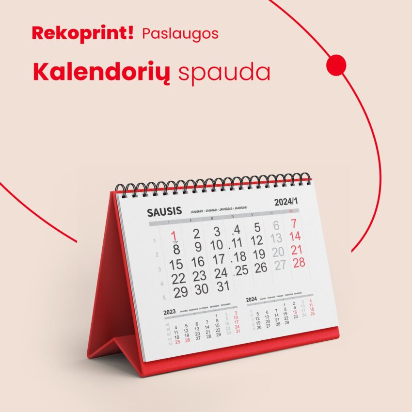 Stalinis kalendorius su spauda